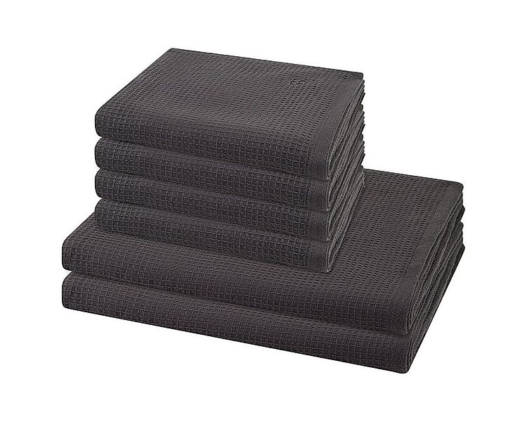 ROSS Handtuch Set Pique, Pique (Spar-Set, 6-St), 4 X Handtuch 2 X Duschtuch günstig online kaufen