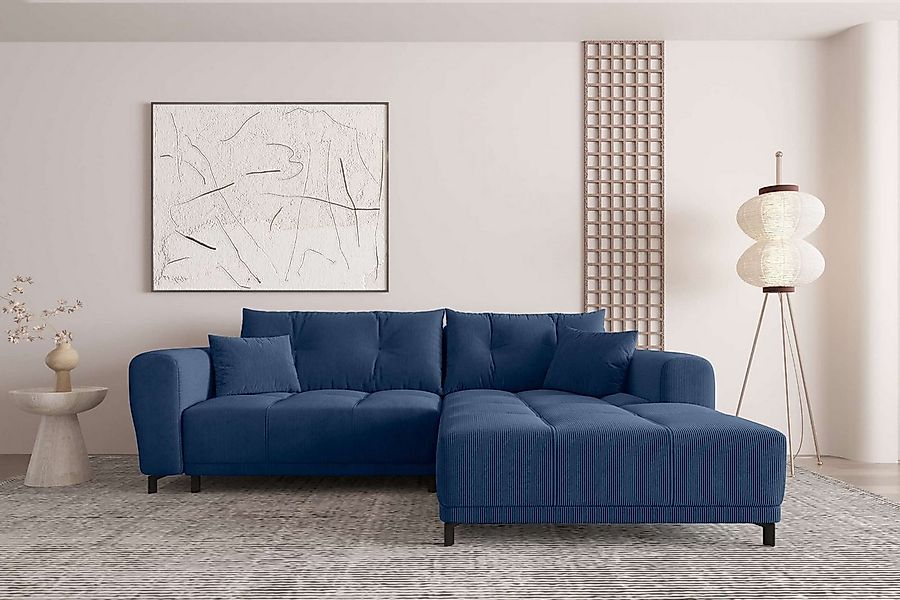 99rooms Ecksofa Massimo, Sofa L-Form, Eckcouch, mit oder ohne Schlaffunktio günstig online kaufen