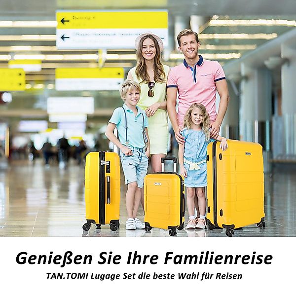 TAN.TOMI Handgepäckkoffer Trolley Hartschalenkoffer Hard Shell günstig online kaufen