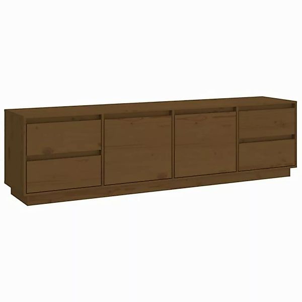 furnicato TV-Schrank Honigbraun 176x37x47,5 cm Massivholz Kiefer (1-St) günstig online kaufen