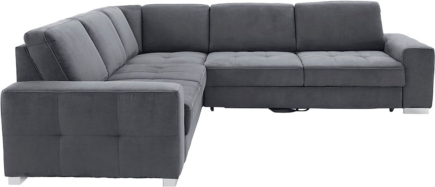 sit&more Ecksofa "Santorini L-Form" mit Federkern und Sitztiefenverstellung günstig online kaufen