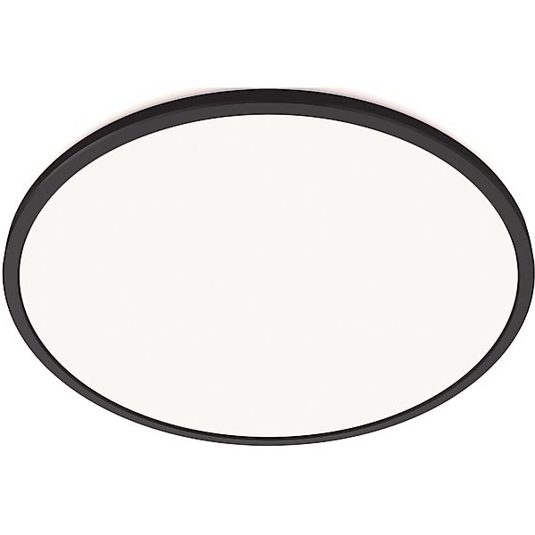 WiZ LED-Deckenleuchte SuperSlim Tunable White 1300,m Schwarz Ø 24,2 cm günstig online kaufen