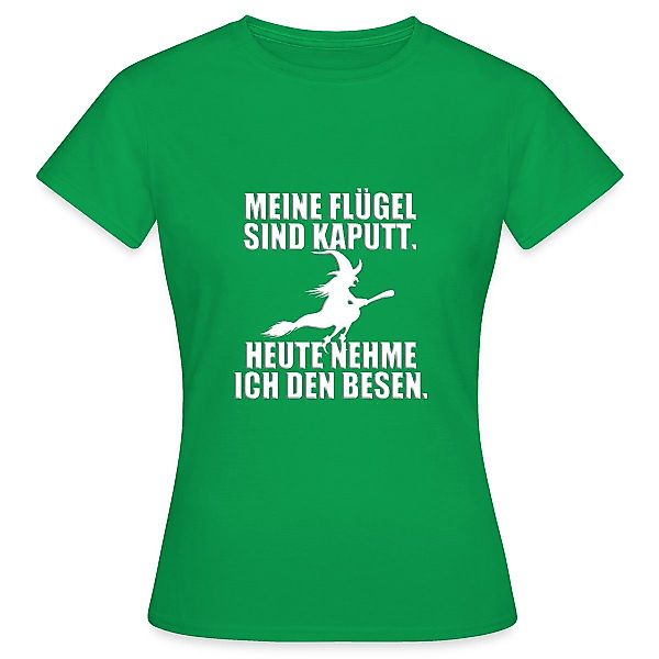 Spreadshirt T-Shirt Hexe Mit Besen Lustiger günstig online kaufen