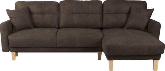 Home affaire Ecksofa "TRIPLO optionale Schlafsofa mit Bettkasten, Maße B/T/ günstig online kaufen
