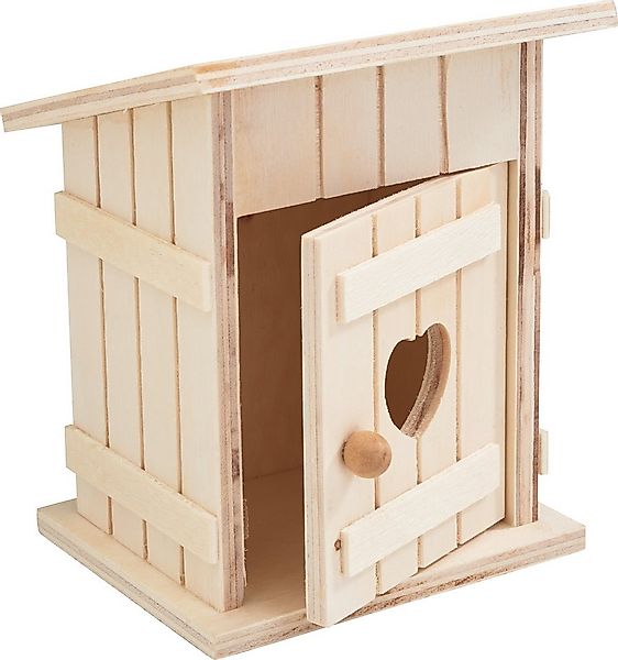VBS Dekofigur Miniatur Toilettenhäuschen (1 St), 8x6x10cm günstig online kaufen