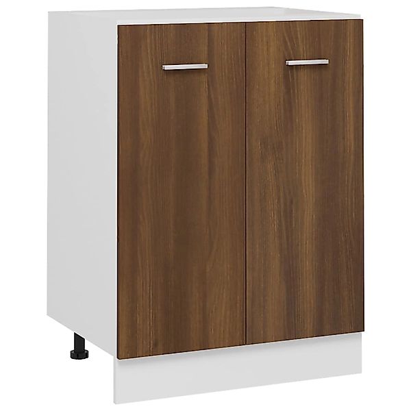 Vidaxl Unterschrank Braun Eichen-optik 60x46x81,5 Cm Holzwerkstoff günstig online kaufen