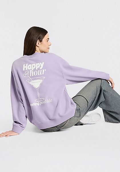 HUGO Blue Sweatshirt Classic Crew mit großem Rückenprint günstig online kaufen