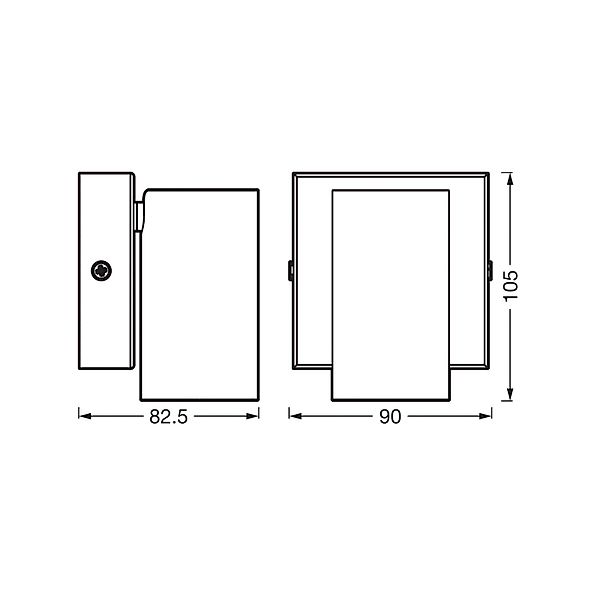 OSRAM Wandstrahler OCTAGON schwarz 1-flg. GU10-LED 927 dim günstig online kaufen