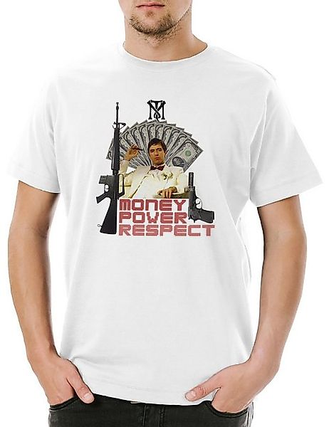 Urban Backwoods Print-Shirt Lucky Tony I Herren T-Shirt Gangster Miami Mont günstig online kaufen