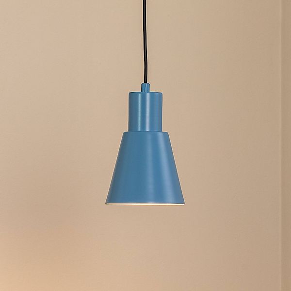 Hängeleuchte Konikkem, hellblau, Metall, Ø 14 cm, E27 günstig online kaufen