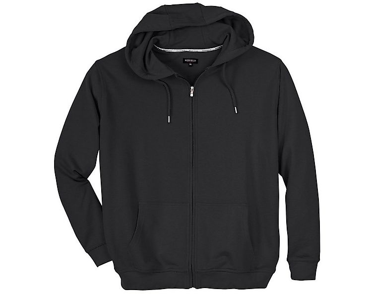 redfield Sweatjacke Übergrößen Sweatjacke Herren schwarz Redfield günstig online kaufen