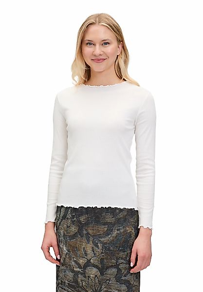 Cartoon Kurzarmshirt "Damen Langarm-Shirt mit Kragen", 1 Stk. günstig online kaufen