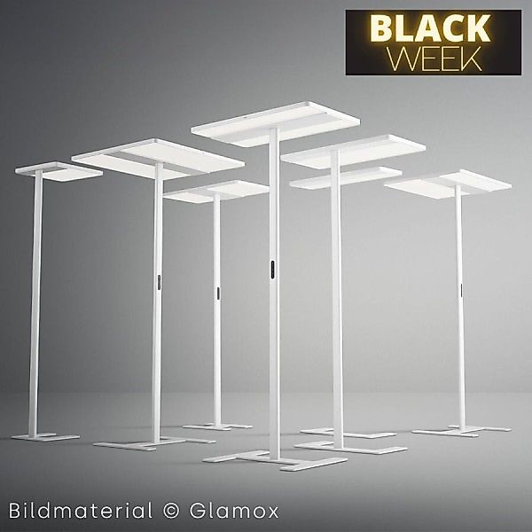 AKTION: GLAMOX ADAPT-F LED Stehleuchte weiß | Sensor mit Tageslichtregelung günstig online kaufen