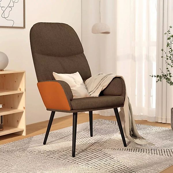 Vidaxl Relaxsessel Braun Stoff günstig online kaufen