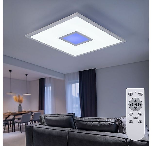 etc-shop LED Deckenleuchte, LED-Leuchtmittel fest verbaut, Farbwechsel, LED günstig online kaufen
