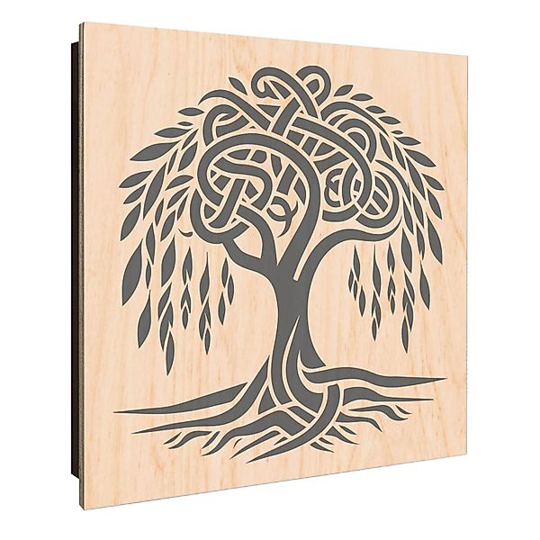 Banjado Großer Schlüsselkasten Holz 30x30cm Schwarz Scharnier Links 50 Hake günstig online kaufen