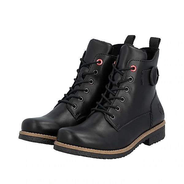 Rieker Schnürstiefelette, Schnürboots, Stiefelette, Blockabsatz mit dekorat günstig online kaufen