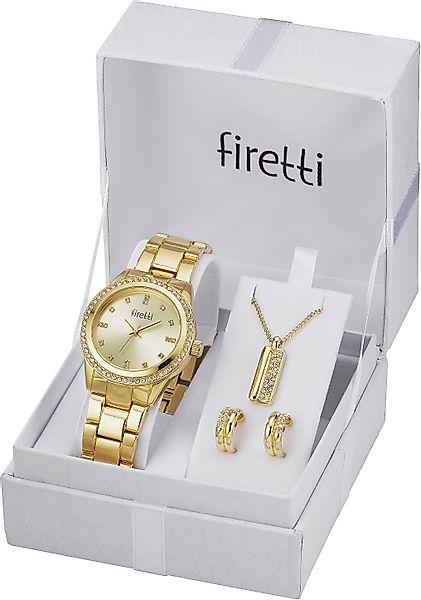 Firetti Quarzuhr, (Set, 4-tlg., inkl. Ohrstecker günstig online kaufen