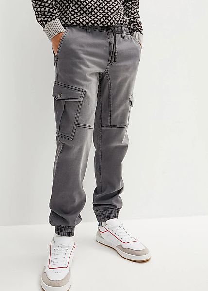 bonprix Jogg Pants "Regular Fit Jeans-Jogger mit Komfortbund, Straight" Reg günstig online kaufen