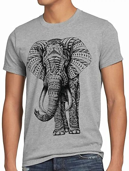 style3 Print-Shirt Herren T-Shirt Ink Elefant elephant zoo urlaub günstig online kaufen