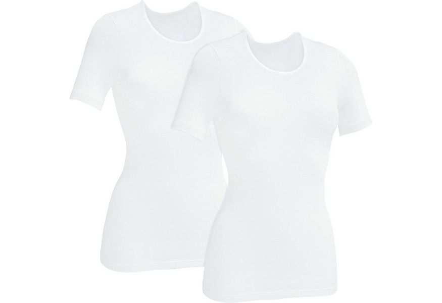Erwin Müller T-Shirt Damen-Unterhemd, 1/2-Arm 2er-Pack Modal Uni günstig online kaufen