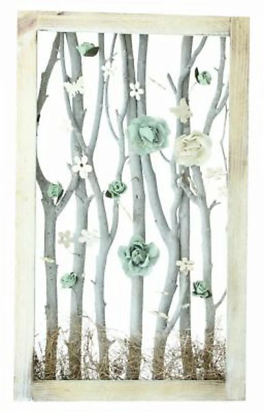 HOME Living Holzbild Blütenwald Leinwandbilder bunt günstig online kaufen