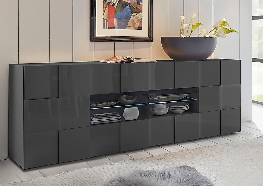 INOSIGN Sideboard "Dama Breite 241, Kommode 2 Türen u. 4 Schubkästen, Anric günstig online kaufen