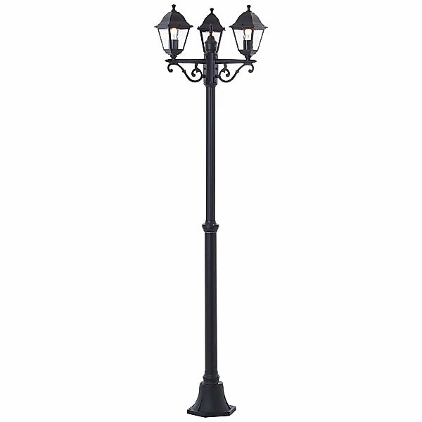 Brilliant Außen-Stehlampe "Nissie" E27 1 Stk. Außenstandleuchte 3flg günstig online kaufen