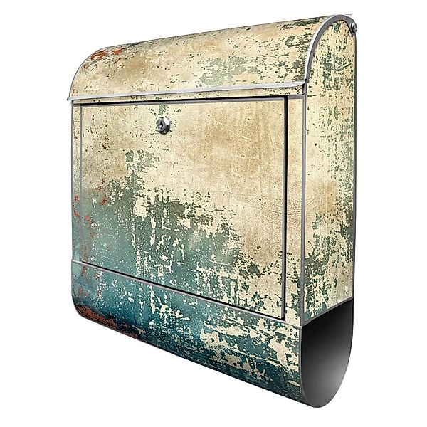 Banjado Design Briefkasten Silber Pulverbeschichtet 39x47x14cm 2 Schlüssel günstig online kaufen
