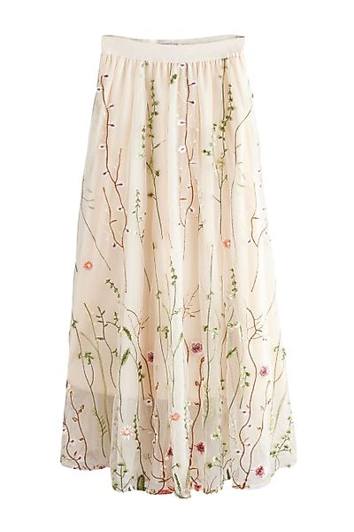 Next Maxirock Boho-Maxirock aus Mesh mit günstig online kaufen