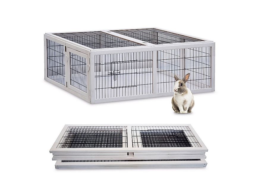 Zooprinz Freigehege Rabbit Run XL Hasen Kaninchen Auslauf Gehege, 116x45x11 günstig online kaufen