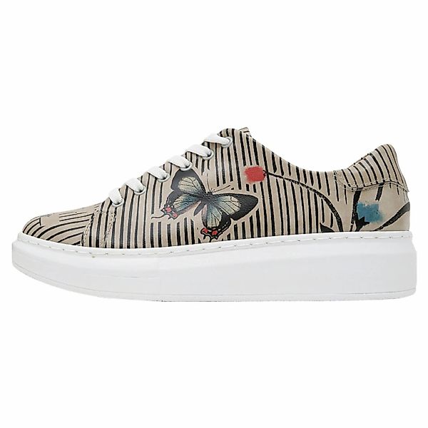 DOGO Plateausneaker "Myra Low-Top Sneaker Mexican Damen Sneaker", Handgefer günstig online kaufen