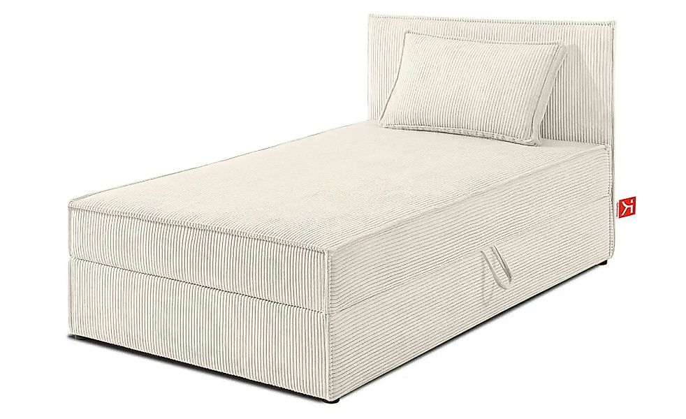 KONSIMO Boxbett mit Stauraum  H2 Roti ¦ creme ¦ Maße (cm): B: 85 H: 89 Bett günstig online kaufen