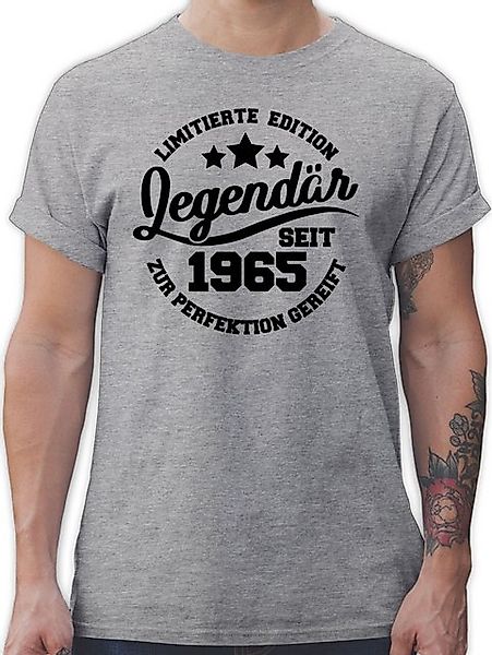 Shirtracer T-Shirt Legendär seit 1965 - schwarz 60. Geburtstag günstig online kaufen