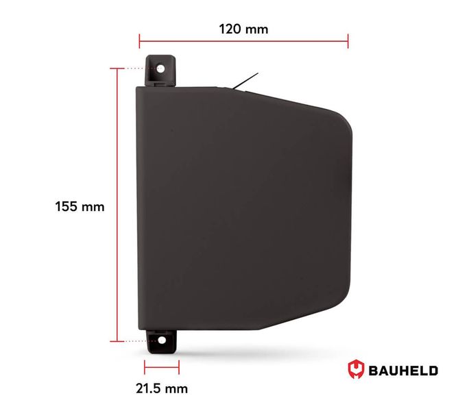 BAUHELD Aufputz-Gurtwickler Aufklappbar, Gurtbreite 14,00 mm, günstig online kaufen