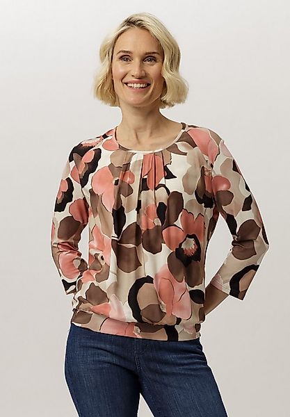 FRANK WALDER Blusenshirt mit aparter Faltenpartie günstig online kaufen