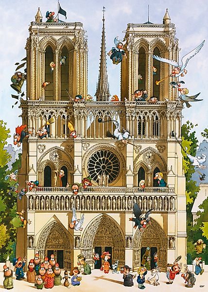 HEYE Puzzle Vive Notre Dame!, Loup, günstig online kaufen