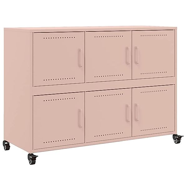 vidaXL Sideboard Rosa 100,5x39x72 cm Stahl 846741 günstig online kaufen