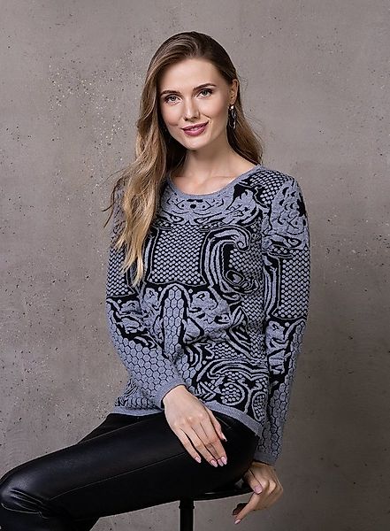 Passioni Strickpullover Pullover im Fancy Design günstig online kaufen