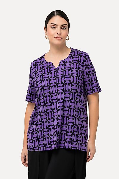 Ulla Popken T-Shirt T-Shirt grafischer Druck günstig online kaufen