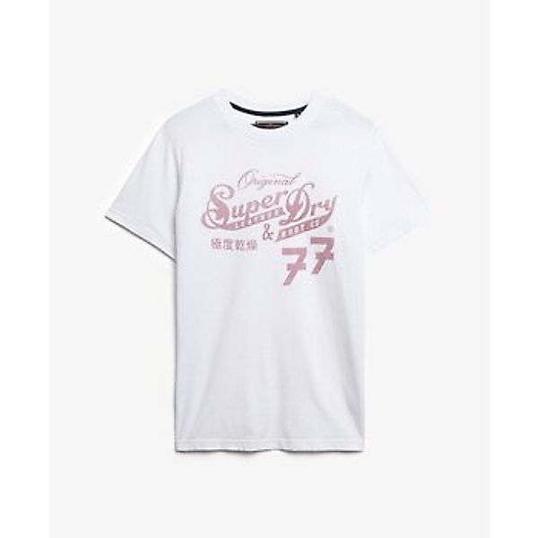 Superdry  T-Shirt T-shirt  Leather   Boot Co Script günstig online kaufen