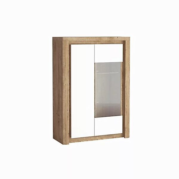 Lomadox Vitrine LATINA-161 Kommode Sideboard Highboard Standvitrine modern günstig online kaufen