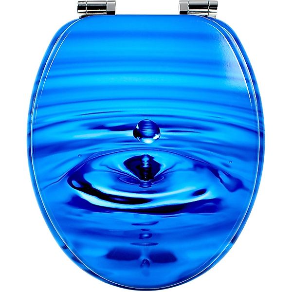 Sanfino WC-Sitz "Waterdrop“ Premium Toilettendeckel mit günstig online kaufen