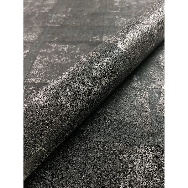 Newroom Vliestapete Madou Black Quadrate Modern FSC® günstig online kaufen