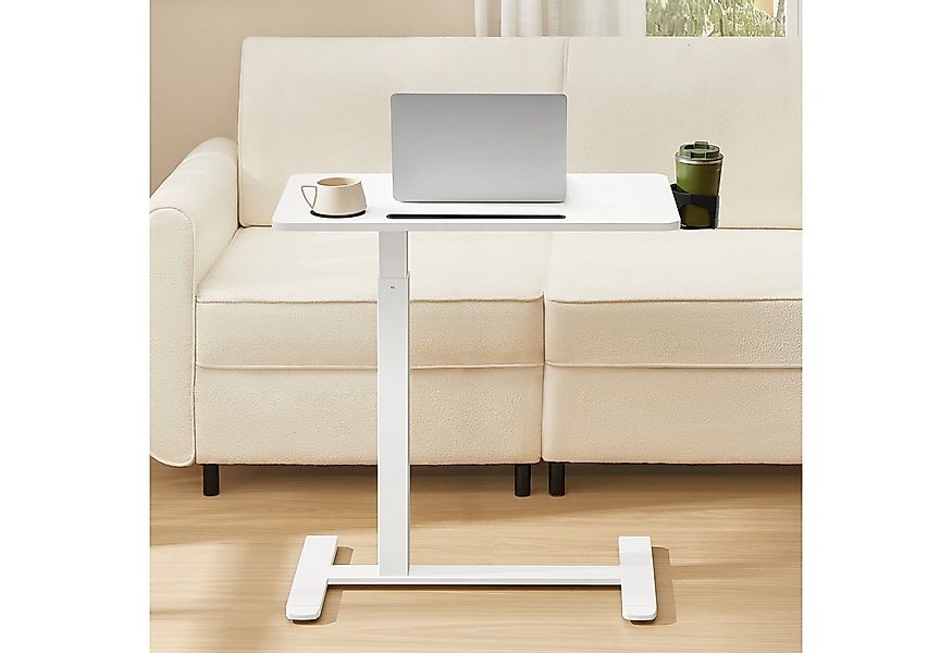 VASAGLE Schreibtisch Beistelltisch mit Rollen, mobiler Stehtisch, verstellb günstig online kaufen