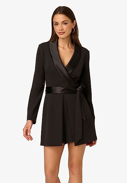 Adrianna Papell Jumpsuit Crepe Romper with Lapel Edel, elegant, zeitlos günstig online kaufen