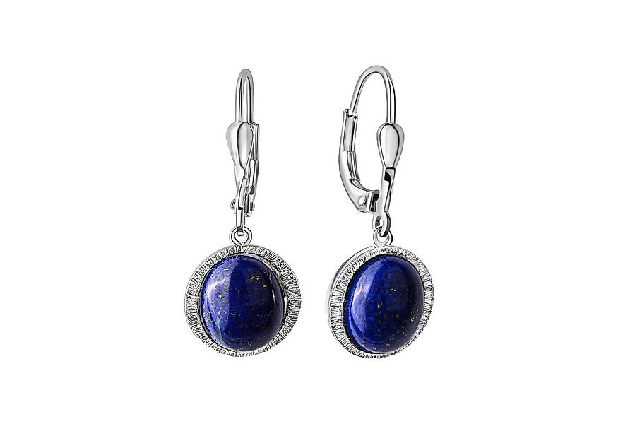 Vivance Paar Ohrhänger 925-Sterling Silber rhodiniert Lapislazuli günstig online kaufen