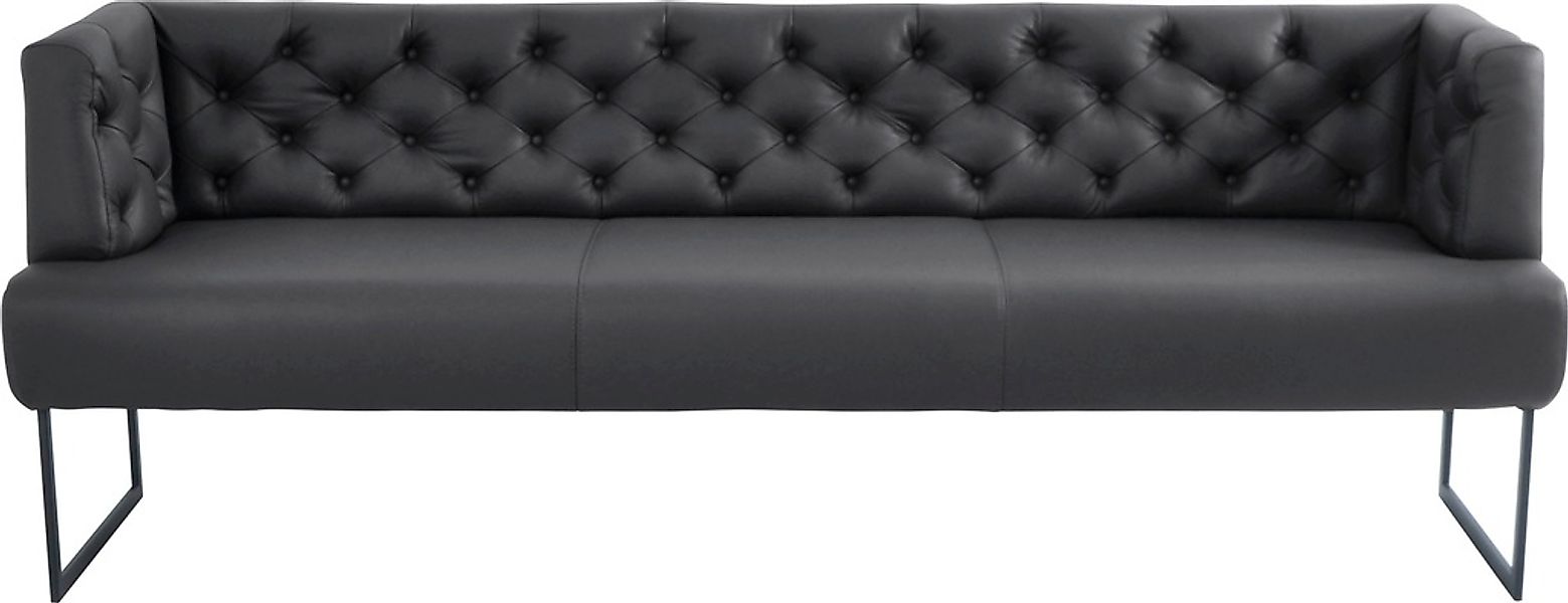 K+W Komfort & Wohnen Polsterbank "Creso" im modernen Chesterfield-Look, mit günstig online kaufen