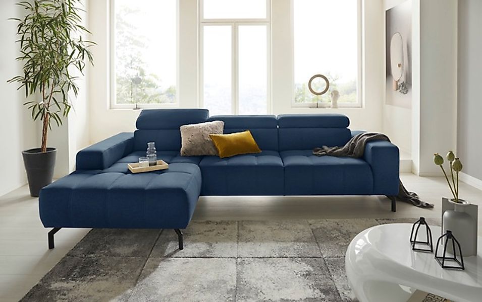DOMO collection Ecksofa »Cunelli tolle Sitznähte als Designelement, fester günstig online kaufen