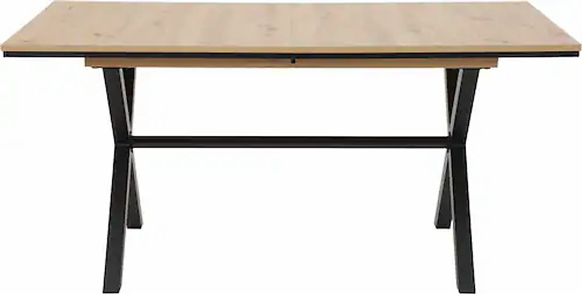 HELA Essgruppe »SAAR« 6 Stk. tlg. Tisch 160-200x90 cm, Einlegeplatte, X-Ges günstig online kaufen